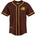 thumbnail image 2 of Men's GameDay Greats  Brown Rowan Profs  Lightweight Baseball Jersey, 2 of 4