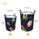 thumbnail image 3 of Fotbe Spaceships and Stars Cesto de Ropa con Asas, Cesto Impermeable de Gran Capacidad, Bolsa de Lavado para Dormitorio, Cesto de Ropa con Ruedas y Asas-Medium, 3 of 6