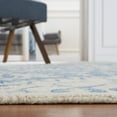 thumbnail image 4 of SAFAVIEH Metro Webster Medallion Area Rug, Blue/Ivory, 3' x 5', 4 of 8