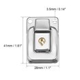 thumbnail image 2 of Uxcell 41mm x 28mm Metal Small Size Suitcase Hasp Catch Latch with Keys and Screws 2 Pcs, 2 of 3