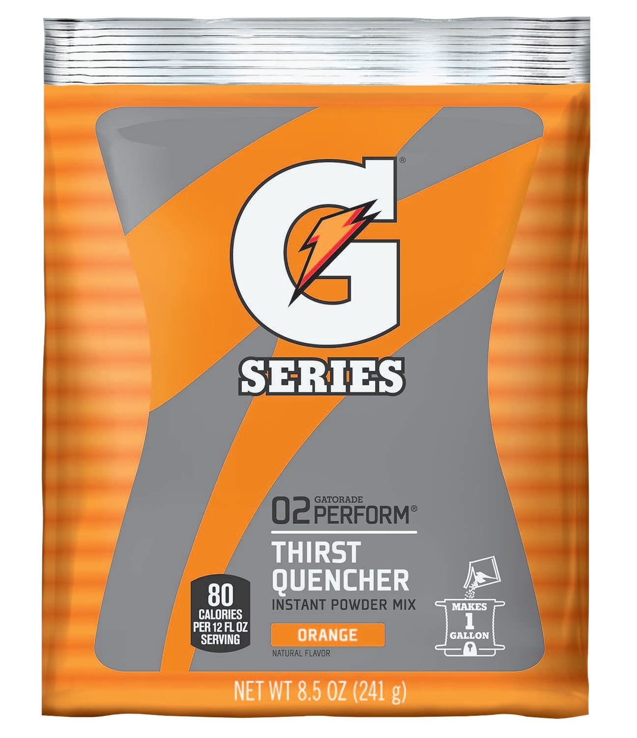 Gatorade Instant Powder, Orange, 8 1/2 oz, Pack