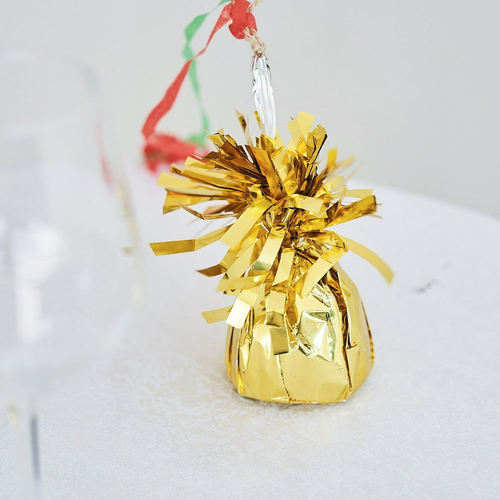 Efavormart 6 Pack - 5" Metallic Gold Foil Balloon Weights for Birthday ...