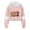 R144/Pink, variant on Vividxx Hoodies For Girls Kids Letter Print Striped Long Sleeve Hooded Sweatshirts Casual Loose Pullovers Tops Fashion Clothes 6-7 Years