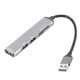 thumbnail image 2 of USB3.0 Hub 5 en 1 multipuerto cuerpo de aleación de aluminio Mini divisor de tipo portátil para viajes en casa oficina viaje de negocios, 2 of 8