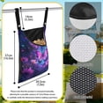 thumbnail image 6 of ZIATUBLE Galaxy Butterfly Storage Bag Clothespin Flower Laundry Clothes Pin Holder Stretch Clothespin Bag 2 Pcs with Hanger Large Capacity Hanging Can Storage Organizer Pantry Home Decor, 6 of 7