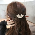 thumbnail image 2 of 3 Pcs Pince à Cheveux Mignonne Fleur Papillon Perle Barrette Accessoire pour Cheveux, 2 of 10