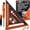 Black, variant on 6-in-1 Carpenter Square 7 inch (1/16" Precision) - T Square Multi-Purpose Carpenter Tools : Wrench, Square, Protractor, Ruler, Marking Gauge, Drill Gauge