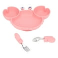 thumbnail image 2 of Divided Baby Plate,3pcs Toddler Divided Plate Silicone Suction Plate Silicone Divided Plates Best in its Class, 2 of 14
