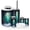 Color 2, variant on Bathroom Accessory Set 6 Piece with Gothic Mystical Forest Open Book Glowing Fireflies Magic Toothbrush Holder, Soap Dispenser, Soap Dish, Trash Can with Lid, Toothbrush Cup, Toilet Brush Holder