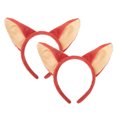 thumbnail image 1 of 2 diademas de peluche con orejas de dibujos animados, accesorio unisex para el cabello., 1 of 5