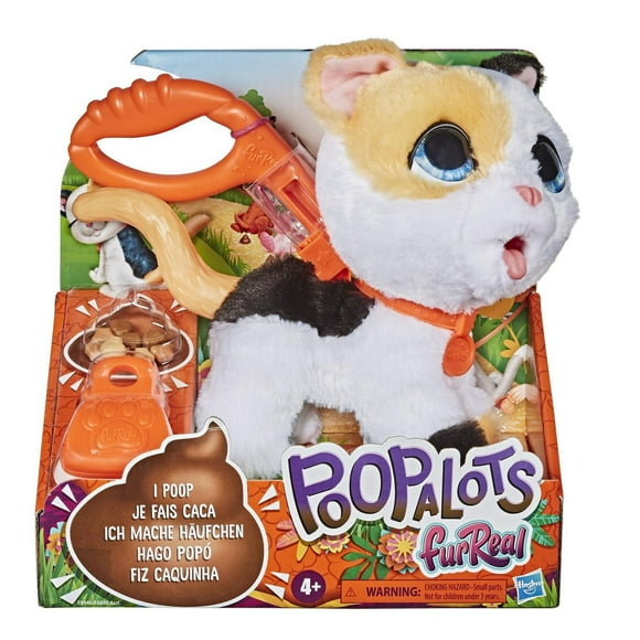 furReal Poopalots Big Wags Interactive Pet Toy, Connectible Leash System