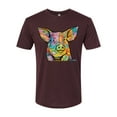 thumbnail image 3 of Dean Russo The Pig Animal Lover Mens Premium Tri Blend T-Shirt, Cardinal, X-Large, 3 of 6