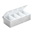 thumbnail image 3 of Caja de condimentos multiusos, accesorio resistente, contenedor de acero inoxidable para Cuadrícula 4, 3 of 9
