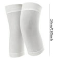 thumbnail image 3 of Ohmyroo Premium Breathable Knee Support Sleeves, Silk-Feel Knitted Knee Protectors with Non-Slip Design, Comfortable Warmth Retention for Indoor Activities and Yoga Practice, 3 of 3