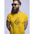 thumbnail image 2 of Outline Zodiac Sign Capricorn T-Shirt Men -Image by Shutterstock, Male Small, 2 of 4