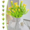 thumbnail image 7 of Moocorvic Artificial Flowers Bouquet for Outdoors Lily Flowers Silk Plants for Home Decor Indoor Home Kitchen Office Table Centerpieces Arrangements Christmas Decor, 7 of 7