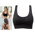 thumbnail image 4 of Crop Top Chaleco Bra Shape Wear Jogging Running Ejercicio Negro S Zulema Sujetadores deportivos para mujer High Import, 4 of 8