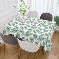 thumbnail image 5 of Tropical Palm Leaves Rectangle Tablecloth, Dust Proof Anti Wrinkle Wipeable Table Cloth Tabletop for of Dinner Kitchen Wedding Holiday Party 60"x108" Home Decor, 5 of 7