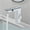 White, variant on Touchless Sink Sensor Faucet, Automatic Motion Sensor Bathroom Sink Faucet with Temperature Display, Single Handle Metal Faucets Ideal for Kitchen, Bathroom, Basin, Hotel,Chrome