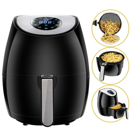 Zeny Digital Air Fryer 2.7QT Touch Screen Control w/ 7 Cooking Presets, Recipe Cookbook (Best New Cooking Appliances)