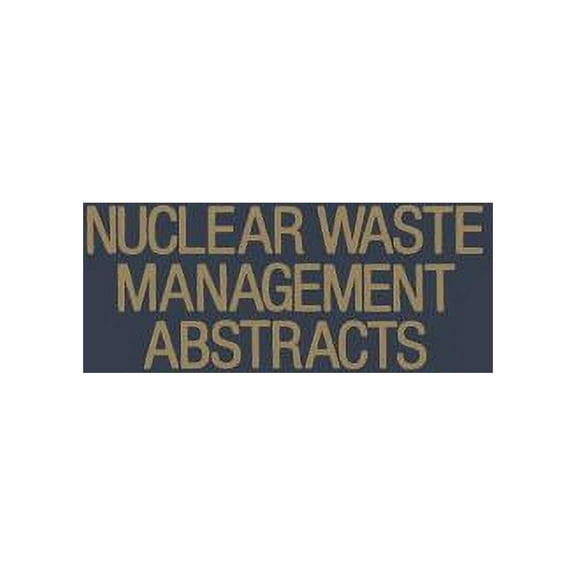 Ifi Data Base Library Nuclear Waste Management Abstracts, (Paperback)