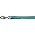 thumbnail image 2 of Mirage Pet Products Plain Nylon Pet Leash, 1 x 6, Ocean Blue, 2 of 2