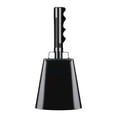 thumbnail image 2 of Metal Cow Bell Hand Call Bell Noisemaker Musical Instruments Loud Call Bell Cowbell for Christmas Ball Games Ranch Football Baseball black, 2 of 8