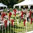 thumbnail image 5 of Artificial Forsythia Vine Fake Wisteria Garland - Plastic Flower Vine 70.8 inch for Wedding Arch Door Window Railings Home Decor Party Garden Decoration, 5 of 6