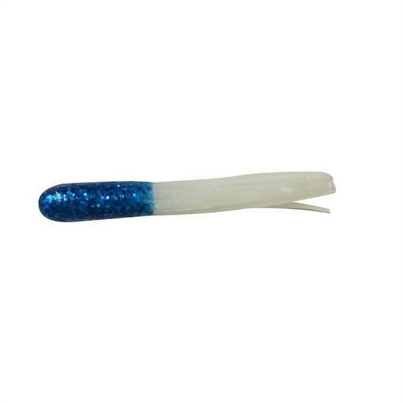 Creme 1.5" Mini Tail Lure, Blue Glitter/Pearl