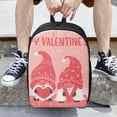 thumbnail image 6 of Disketp Gnomes Hold The Letters LOVE School Backpack, Lightweight Basic Middle School Bookbags 17 Inch Casual Daypack for Student College, Travel or Outdoor, 6 of 6