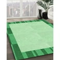thumbnail image 2 of Ahgly Company Indoor Square Patterned Light Green Area Rugs, 4' Square, 2 of 6