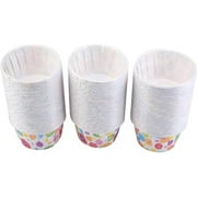 Cupcake Baking Cups, Muffin Liners Mini Cupcake Paper for Home Party Wedding Gift Decor, 100 Pack(Rainbow dots)
