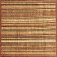 thumbnail image 1 of Ahgly Company Indoor Square Abstract Brown Modern Area Rugs, 4' Square, 1 of 4