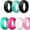 Multicolor-A(7 Rings), variant on Silicone Ring Women Rubber Wedding Bands for Her 5.7mm Wide,2mm Thick