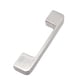 thumbnail image 1 of Tirador de armario moderno Tirador de armario liso para decoración del hogar (plata 96 mm), 1 of 3