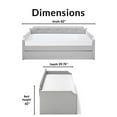 thumbnail image 3 of ClickDecor Bella Upholstered Daybed and Trundle Beige, 3 of 17