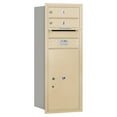 thumbnail image 4 of Salsbury Industries Recessed Private 4 Door Rear Load 4C Horizontal Mail Center with 1 Parcel Locker, 4 of 4