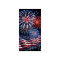 thumbnail image 2 of erdimoy 4th of July Patriotic Door Cover Banner, 35×70 Inch Firework & American Flag Backdrop for Independence Day Decor, 2 of 6