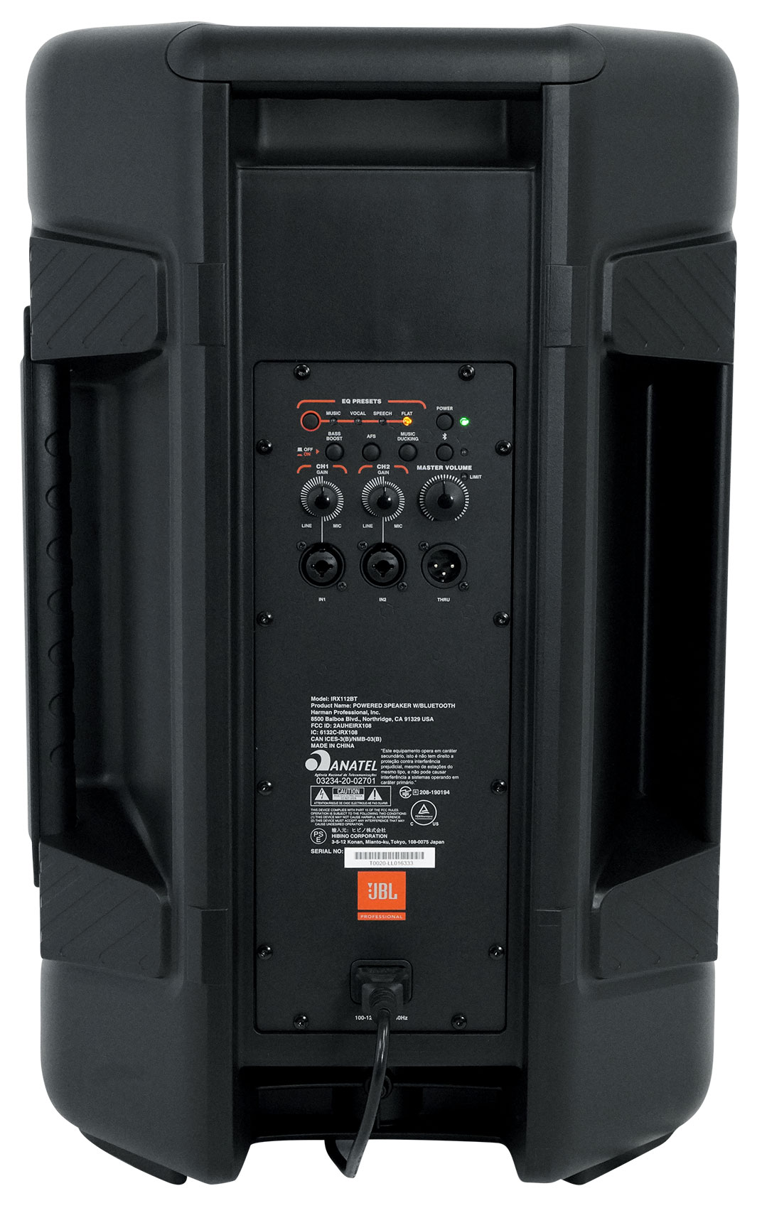 (2) JBL IRX112BT 12" 1300w Powered DJ Portable PA Speakers w/ Bluetooth+Stands - image 5 of 11