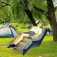 thumbnail image 2 of S-Shaped Inflatable Lazy Sofa - Portable Flocking Air Couch for Indoor/Outdoor. Creative Ergonomic Design for Home, Office & Camping Use., 2 of 8