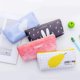 thumbnail image 3 of Estuche de lápices de cuero PU Estuche de papelería lindo Bolsa de cosméticos Portaplumas portátil multifuncional con cremallera Simple Fresh para suministros de papelería JAMW Sencillez, 3 of 4
