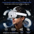 thumbnail image 6 of Facial Interface Cooling Fan for Meta Quest 3S Accessories, Soft PU Leather & Ice Silk Cotton Face Pad Compatible with Oculus Quest 3S, Adjustable Fan to Relieve Lens Fogging (3 Speeds), 6 of 7