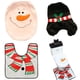 thumbnail image 3 of Christmas Toilet Cover Santa Claus Four Piece Set Toilet Cover Bathroom Christmas Decoration Daily Necessities, 3 of 6