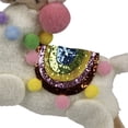 thumbnail image 5 of Northlight Plush Llama with Rainbow Saddle Christmas Ornament - 7.5", 5 of 6