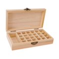 thumbnail image 4 of Estante de almacenamiento de aceites esenciales Caja de aceites esenciales Contenedor de fragancias de 25 ranuras Soporte de aceites esenciales Cajón, 4 of 8