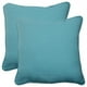 Pillow Perfect 507002 Forsyth Turquoise 18,5 Pouces Coussin (Lot de 2) – image 1 sur 2