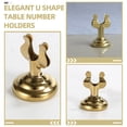 thumbnail image 3 of 3Pcs Metal Table Number Holders Wedding Table Number Stands Memo Holder Stand Photo Clip Holder, 3 of 9