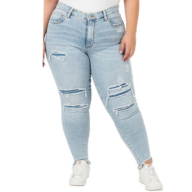 Jeans con destrucciones tallas extras, 6311 azul 36 BALAM Jeans extra 6311