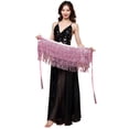 thumbnail image 2 of GERsome Belly Dance Sequin Tassel Skirt Hip Scarf Belt Mini Skirt Festival Rave Clothing for Women, 2 of 4