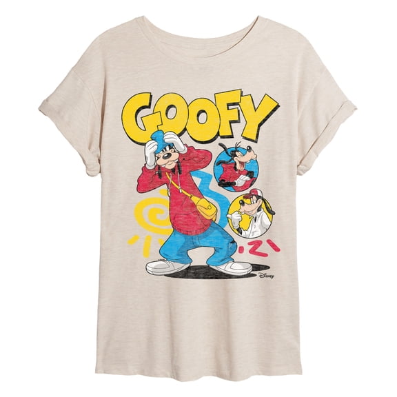 Disney - Goofy Hiphop Oversized Oversized Graphic T-Shirt